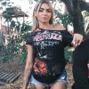 Yakuza dámske tričko Glow Curved Crew Neck GSB 25116 black Farba: čierna, Veľkosti dámske: 3XL