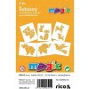 Primo Magic Papírové šablony sada R1 GEOMETRIK ZOO