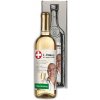 Bohemia Gifts Darčekové balenie bieleho vína 0,75 l Chardonnay - prvá pomoc