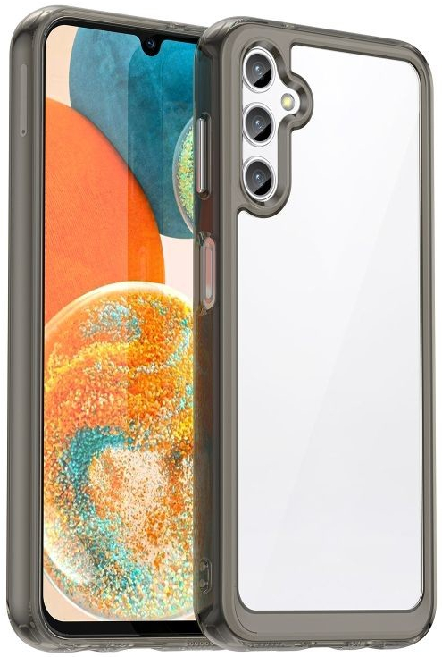 Púzdro Colorful Acrylic case Samsung Galaxy A54 5G transparentno-sivý