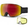 Hatchey Snipe lyžiarske okuliare - black / full revo green
