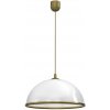 Luminex Luster na lanku KITCHEN 1xE27/15W/230V biela/zlatá LU4862 + záruka 3 roky zadarmo