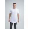 Mantis pánske predĺžené tričko biele