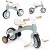 Odrážadlo/ Balančný bicykel s pedálmi 3v1 zelené, ECOTOYS