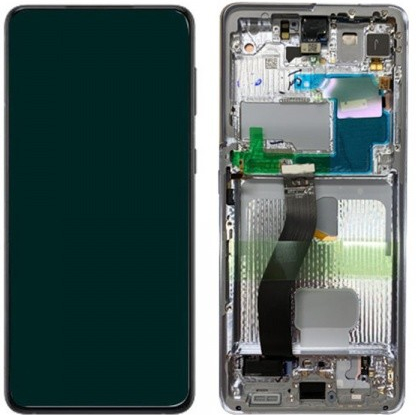 LCD Displej + Dotykové sklo + Rám Samsung Galaxy S21 Ultra 5G G998