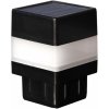 Floraworld Solárny LED kryt stĺpika, antracitový, 2 ks, 4 x 4 cm