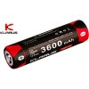 Klarus 18650 3600mAh GT 3,6V chránený, Profi akumulátor
