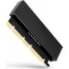 Axagon AXAGON PCEM2-XS, PCIe x16 - M.2 NVMe M-key slot adaptér, kryt s chladičem pro pasivní chlazení