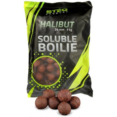 Stég Product Soluble Boilies 1kg 24mm Halibut