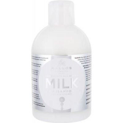 Kallos Cosmetics Milk 1000 ml šampón pre suché a poškodené vlasy pre ženy