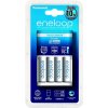 Panasonic Eneloop Charger BQ-CC51 + 4 x R6/AA Eneloop 2000mAh BK-3MCCE K-KJ51MCC40E-AA