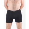 GINA Pánske boxerky Eco Bamboo s dlhšou nohavičkou | 74163P - čierna olivová, 46/48