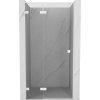 MEXEN/S - Lunar L sprchové dvere krídlové ľavé 115, transparent, biela 834L-115-000-20-00-L