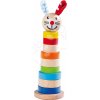 Drevená skladacia veža Baby Stapel Tower Rabbit Eichhorn 11 dielov výška 20 cm od 12 mes