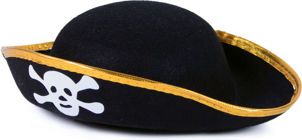 RAPPA klobouk pirát s lebkou