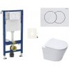 Cenovo zvýhodnený závesný WC set Geberit do ľahkých stien / predstenová montáž + WC SAT Infinitio SIKOGESINF10D01