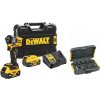 DeWALT - 18V AKU rázový uťahovač, s príslušenstvom, 2x aku 5,0 Ah Li-Ion, nabíjačka DCF922P2TA