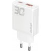 Nabíjačka do steny GaN Dudao A30EU 30W USB-A / USB-C - biela