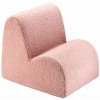 Ružové detské kresielko z textílie buklé Cloud – Wigiwama
