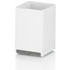 KELA KELA Pohár Cube polyresin biela KL-23692 (KL-23692)