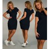 Fashionweek Športové šaty s vreckami Fresco MF430 S/M/L/XXL Farba: Čierna, Veľkosť: L/XL