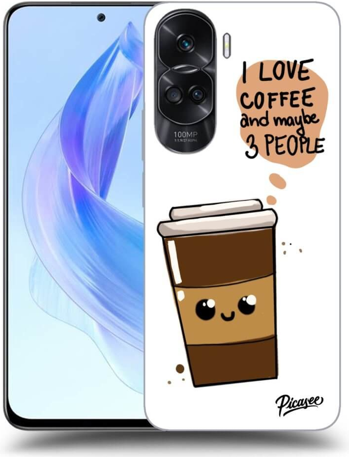 Picasee silikónové Honor 90 Lite 5G - Cute coffee čiré