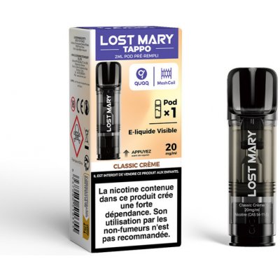 Elf Bar Lost Mary Tappo Cartridge Sladký krémový tabák Classic Crème 20 mg