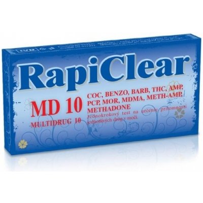 RapiClear MD 10 IVD test drogový