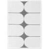 NORTHRUGS , Kusový koberec Duet Bowen 106244 Black/White - na von aj na doma, 120x170, čiernobiela, chodba / predsieň