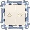 Kontaktní simon Simon 10 Single 10A Creamly Blind List (CZW1.01/41)