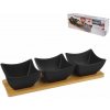 ORION Black Servírovací set misky s táckom 129202