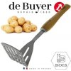Drvič na zemiaky de Buyer 270103, nerez / bukové drevo