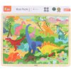 Viga puzzle na podložke 48 častí Poznajme dinosaurov