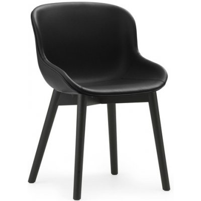 Normann Copenhagen Hyg Chair Ultra Leather čierna / čierna dub