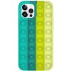 MG Pop It silikónový kryt na iPhone 11 Pro, zelený/žltý