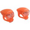 Blikačka predná+zadná 4RACE LS03 silicon oranžová