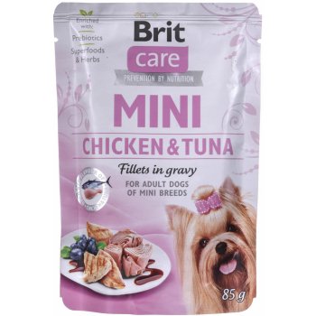 Brit Care Mini Chicken & Tuna Fillets in Gravy 85 g