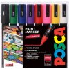 Súprava akrylových fixiek Posca PC-5M 1,8-2,5 mm, základné odtiene, 8 ks