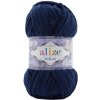 Pletacia priadza Alize VELLUTO 58 modrá tmavá