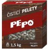 Pelety PE-PO® čistiace 1,5 kg, odstraňovač sadzí do dymovodu, kachlí, komína