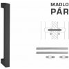 FT - MADLO kód 802K 25x25 mm UN ks CIM - čierna matná (FNO) 25x25 mm 1200 mm – cena za ks