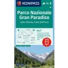 Gran Paradiso, Valle d'Aosta, Valle dell'Orco (Kompass - 86) - turistická mapa
