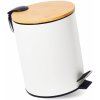 Kôš na odpadky Interlook 5 l biely, hnedý