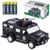AUTO POLÍCIA TREZOR POKLADNIČKA BANKOMAT BANKOVKY AUTO BANKOVNÍK NA KÓD PIN