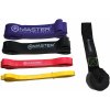 Sada 4 posilovacích gum MASTER Latex Power Band 2-55 kg