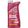 MANNOL Prevodový olej 8103 Extra Getriebeoel 75W-90 GL-4/GL-5 LS - 1L (Univerzálny celoročný syntetický prevodový olej poslednej generácie, ktorý šetrí energiu, pre všetky typy manuálnych prevodoviek)