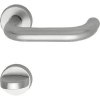 Dveřní kování GEOS 1754/D6K,objekt. klika-klika, hliník, rozeta WC tl.43mm