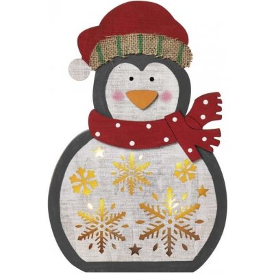 EMOS | LED Vianočná dekorácia 5xLED/2xAA tučniak | EMS711