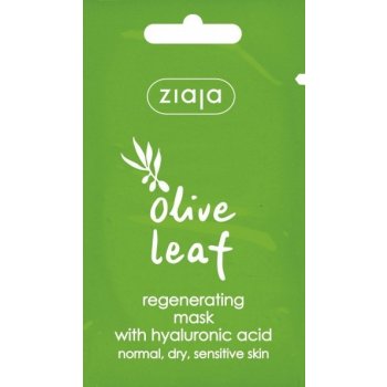 Ziaja Olive Leaf regeneračná maska Regenerating Mask With Hyaluronic Acid 7 ml