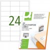 Etikety univerzálne 66x33,9mm Q- CONNECT A4 100 hárkov